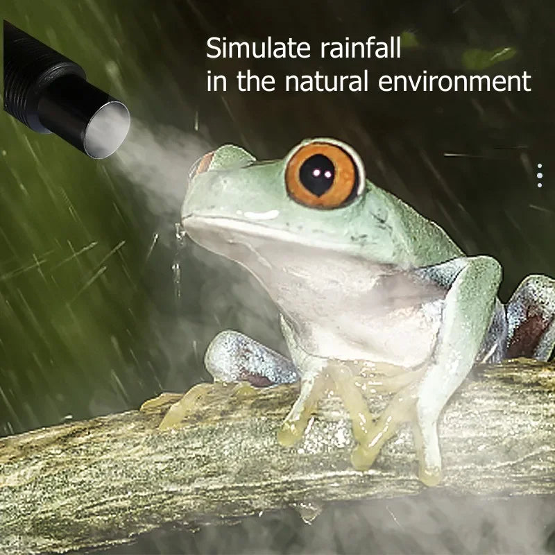 Mute Reptiles Humidifier 4L Large Capacity Mist Fogger Lizard Tortoise Atomizer Water Machine Telescopic for Amphibians Reptile Vue