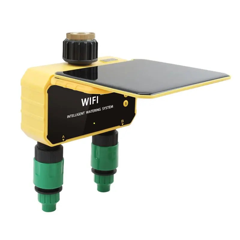 ABKW-Smart Automatic Control Tuya Wifi Solar Irrigation Timer System Outdoor Water Timer Garden Watering Tool Vue