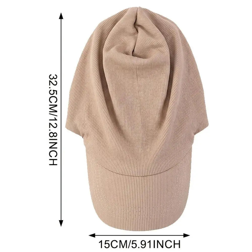 Fashion Breathable Slouchy Visor Hat Lightweight UV Protection