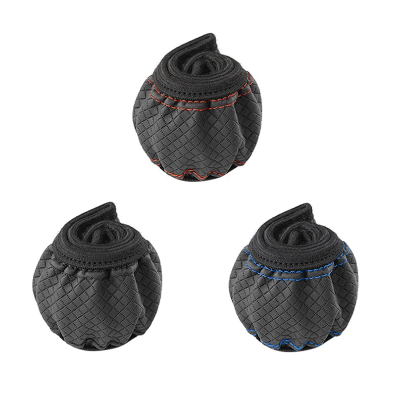 Universal Car Steering Wheel Cover Microfiber Leather Protection Cover Anti Slip Breathable for 37-39cm Steering Wheel Protector Vue