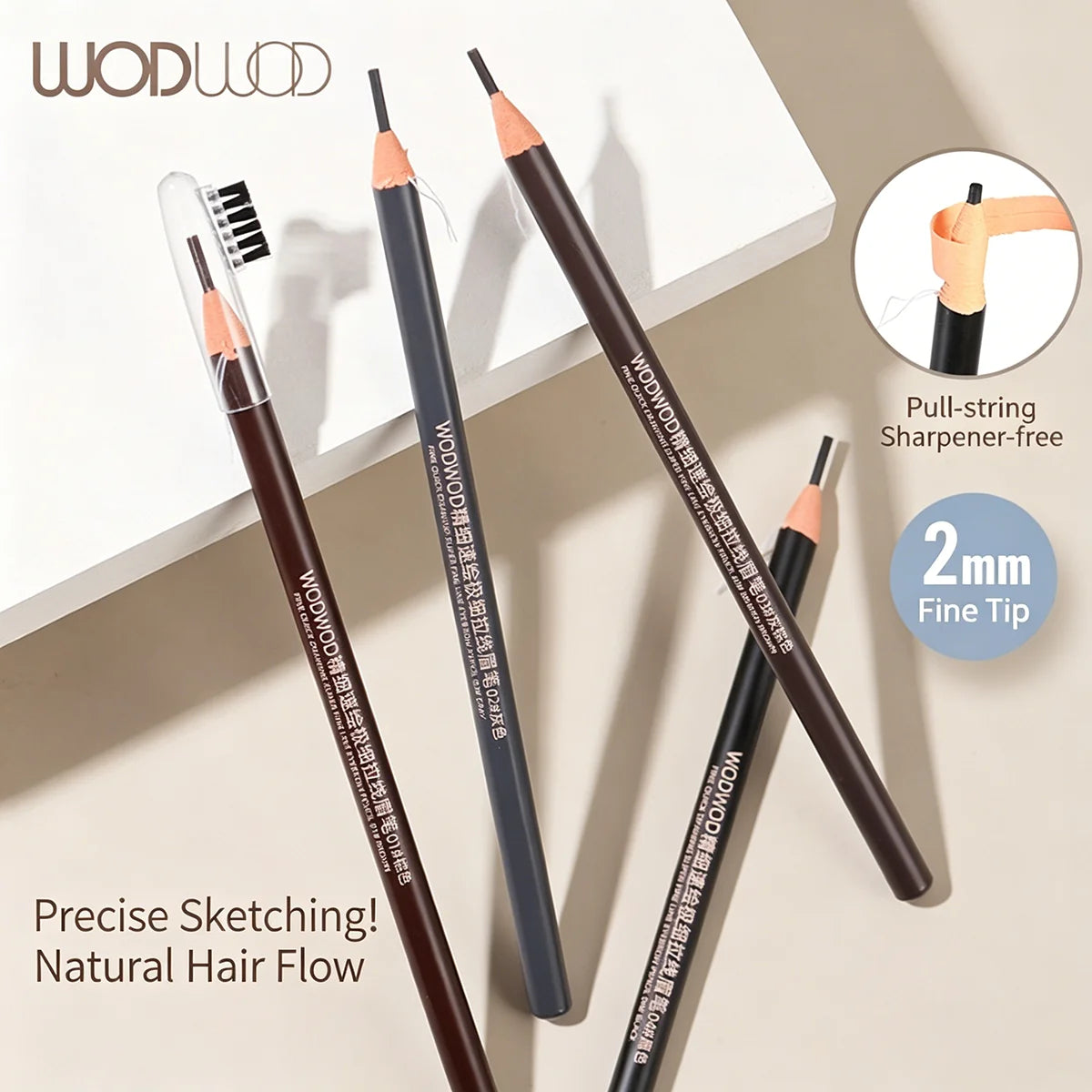 Professional Microblading Pencil Permanent Eyebrow Pencil Tattoo Waterproof Art Tint Makeup Eye Brow Pen Enhancers Cosmetic Vue