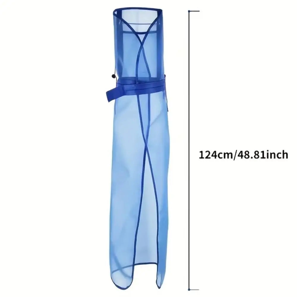 With Pockets Mesh Lawn Mower Apron Breathable Mesh Safety Design Gardening Apron Lightweight Adjustable Straps Vue