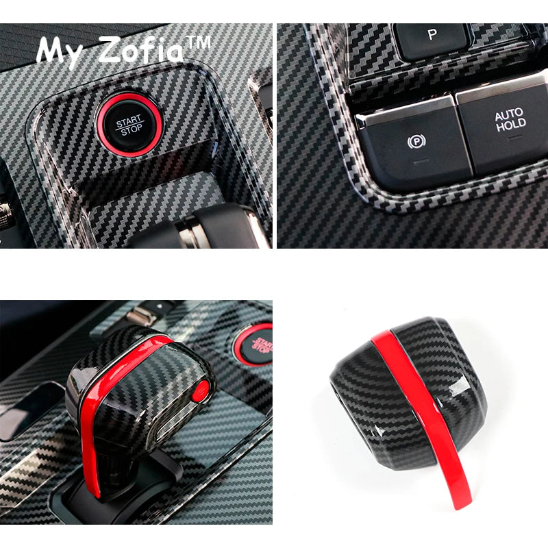 For New DODGE Attitude GT GAC Empow 2024 2025 Car Transmission Gear Shift Shifter Knob Gear Head Handle Cover Trim Accessories Vue