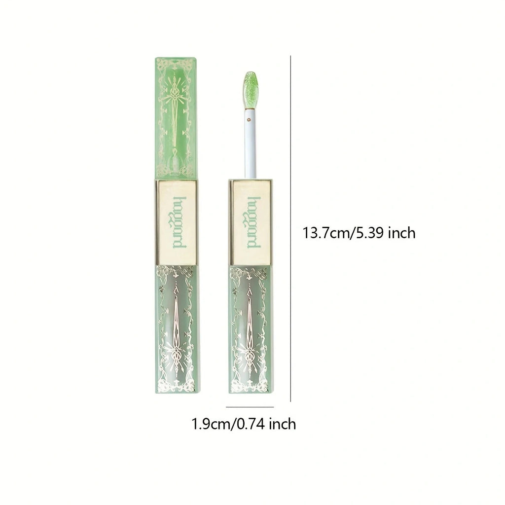 Haggard Scepter Double Headed Lip Gloss,Smooth Texture,High Color-Rendering,Long-Lasting Effect,Luxury Makeup,Versatile Use Vue