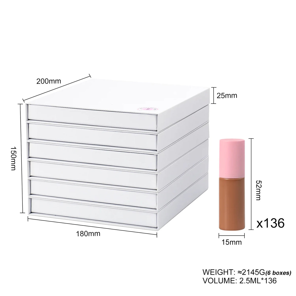 136pcs/set Lipgloss Samples Set Glossy and Matte Lip Gloss Kit Print Your Logo on Gift Box Liquid Lipsticks Wholesale Vue