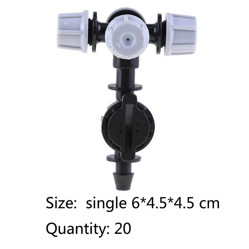 20-Pack Cross Micro Misting Nozzles | Outdoor Cooling System Misting Nozzle Set Vue