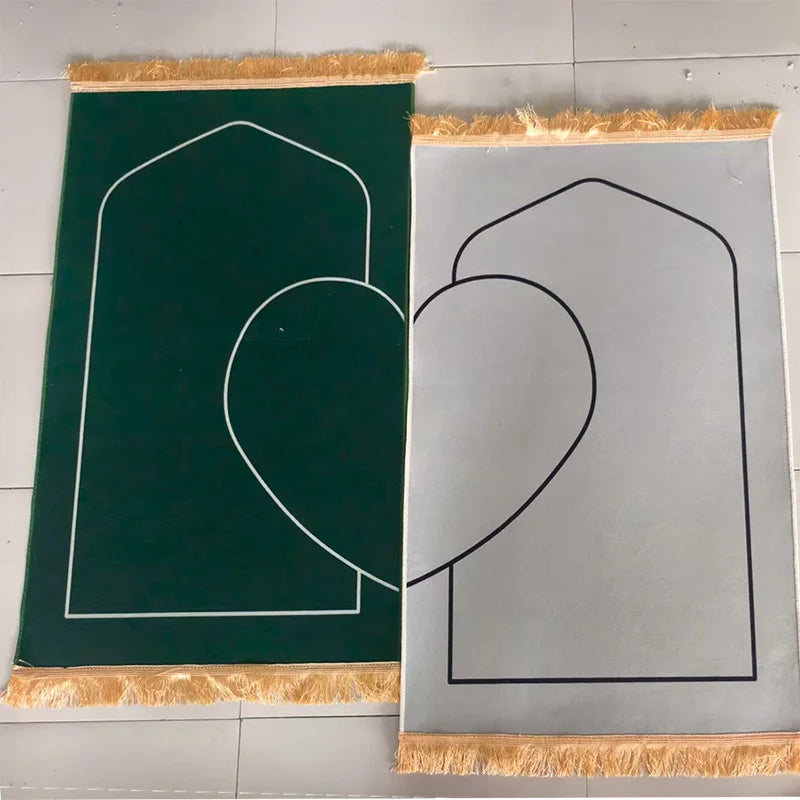 Irregular Flannel Prayer Rug Thick Short Pile Sponge Back Floor Mat Home Altar Meditation Corner Adults Cozy Spiritual Gift Vue 70x110cm A5
