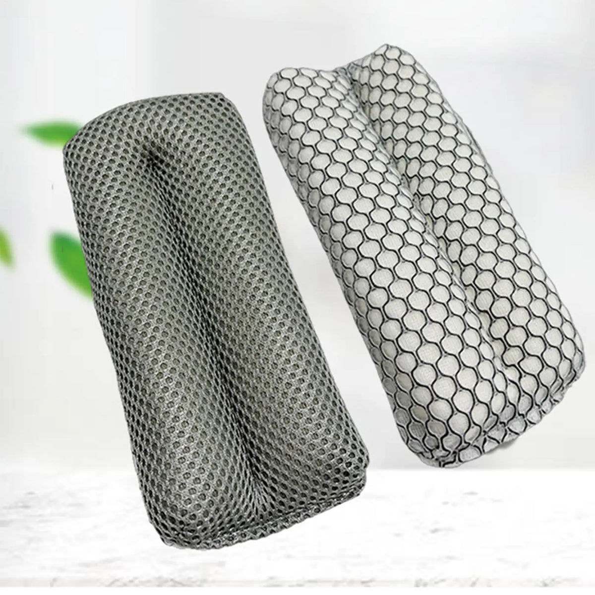 18X8X3cm Car Wash Sponge Two Sided Microfiber Scrubber Auto Detailing Supplies Tar Sponge For Vehicle Truck Motorcycle SUV Vue