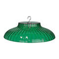 Moisture-proof Bird Feeder Protective Protector Waterproof Hanging Bird Feeding Shelter with Hook Plastic Vue Green