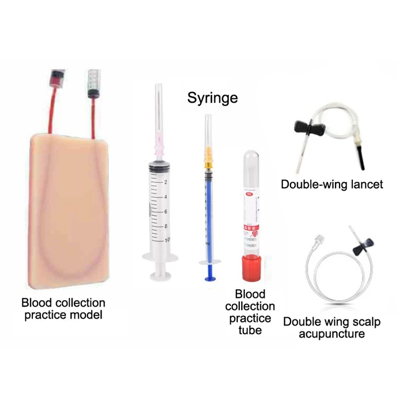 U-Shaped Vascular Intravenous Injection Practice Module Simulating Blood Vessel Return Medical Student Nurse Practice Puncture Vue B