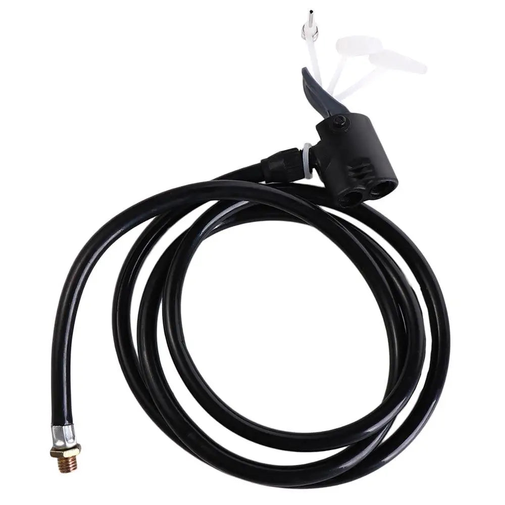 Lengthened Bicycle Pump Hose French Nozzles Air Line Air Pump Connector 125cm 2 in 1 Air Pump Extension Tube Hose Accessories Vue