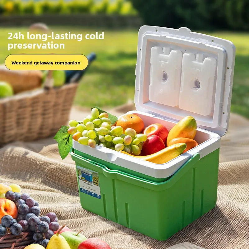 Sided Cooler Bag Portable Insulated Ice Chest Leakproof Thermal Cooler for Beach Camping Fishing Travel Car Trunk Organizer Vue