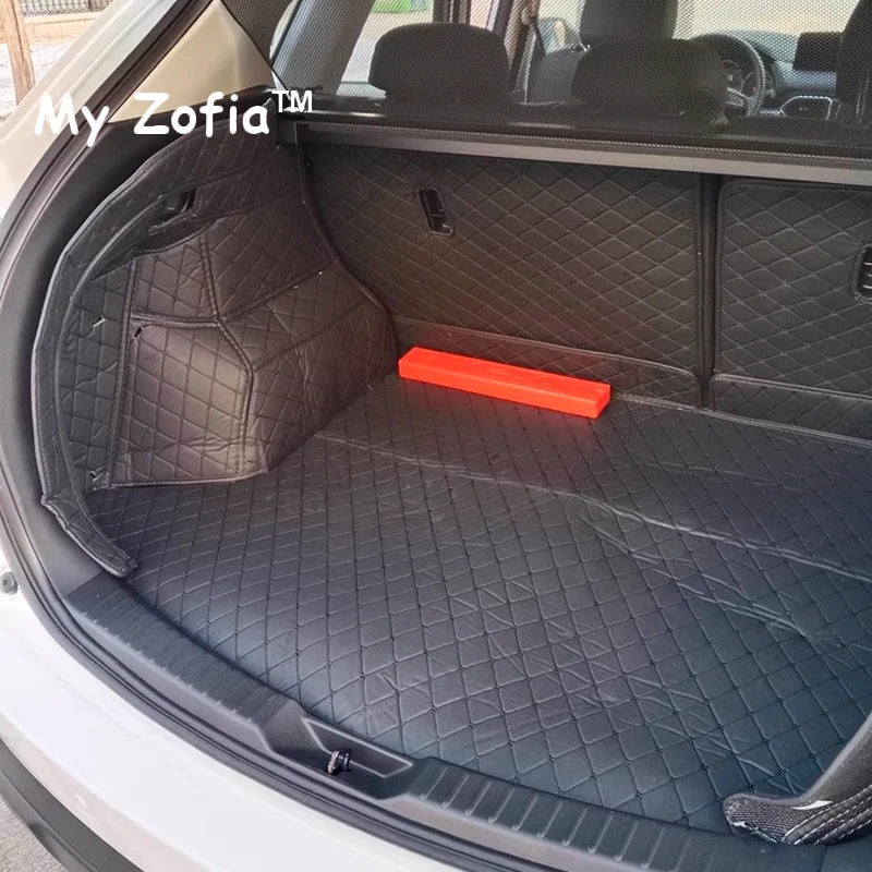 For Mazda CX-5 CX5 KF 2018 2019 2020 2021 2022 2023 2024 2025 Leather Rear Trunk Mat Liner Tray Carpet Pad Protector Accessories Vue