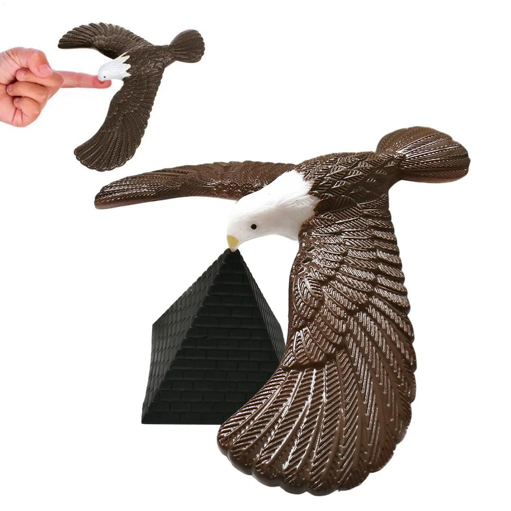 Balancing Eagle Bird Toy, Physics Gravity Science Desk Decor, Anti-Stress Finger Balance Game, Educational Gift for Kids Adults Vue