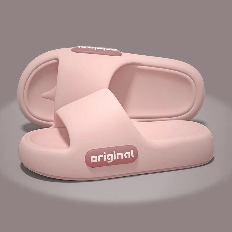 Men's & Women's Anti-Slip EVA Flip Flops - Lightweight Quick-Dry Comfortable Durable Slippers, All-Season Indoor Outdoor Beach Vue Pink 38-39