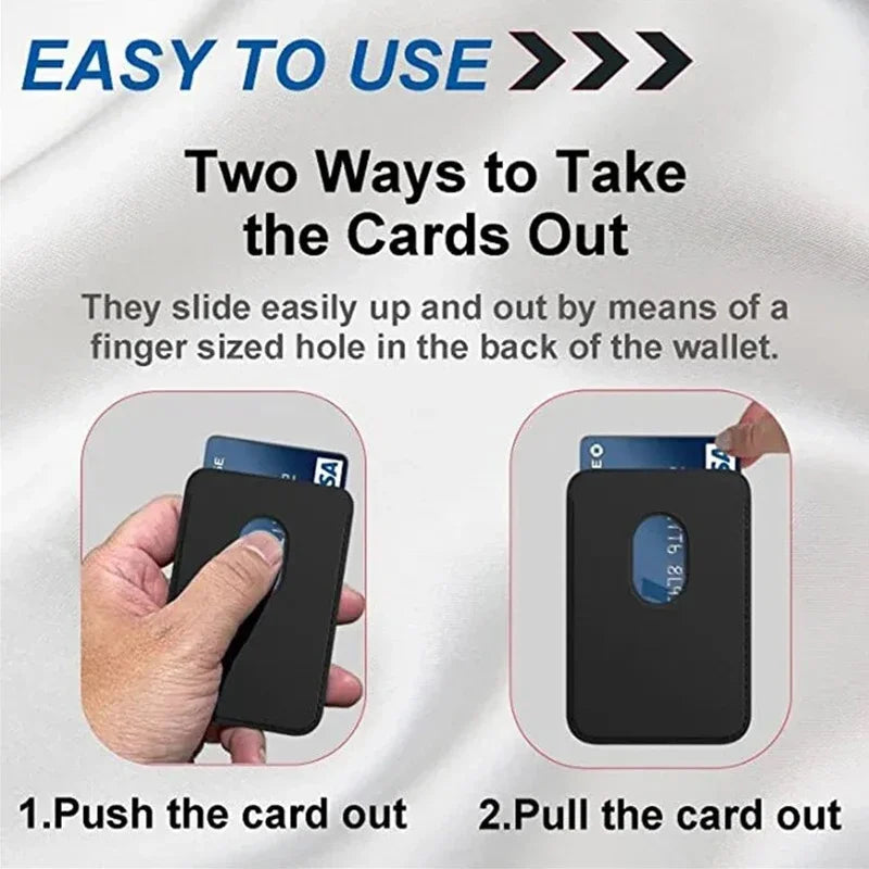 Leather Wallet Case For iPhone 15 Pro Max Magsafe Wallet Leather Compatible For iPhone 14 13 12 Card Holder with MagSafe Magnet Vue