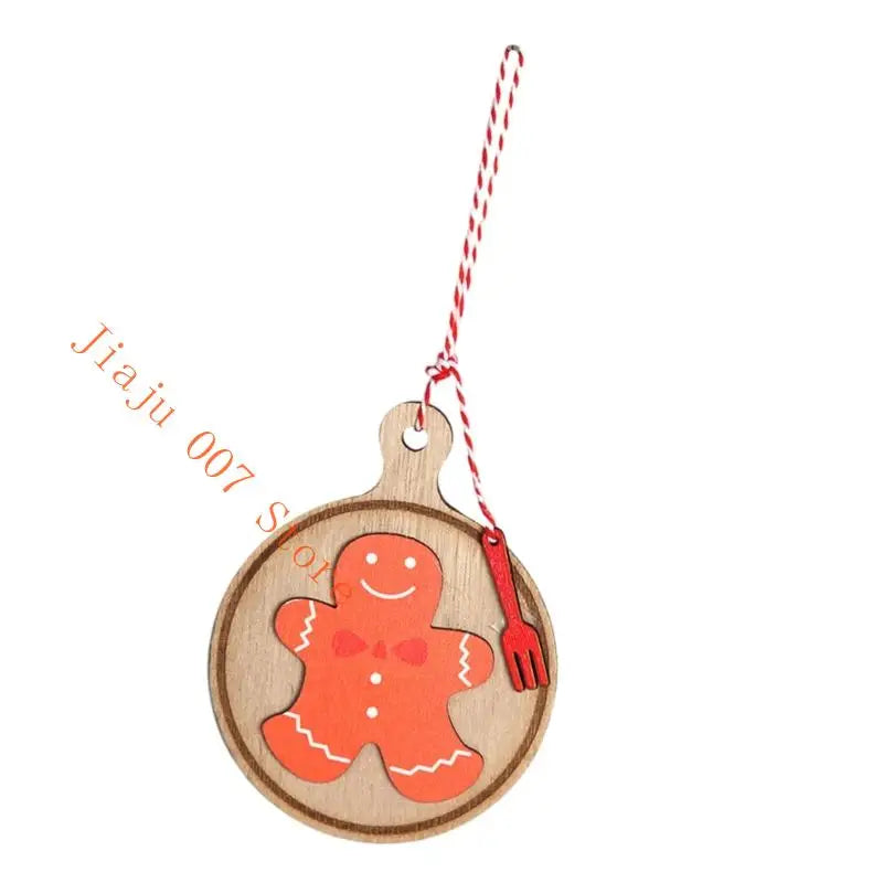 Wooden Christmas Cookie Ornaments – Snowflake, Cottage, Gingerbread Christmas Ornament Vue