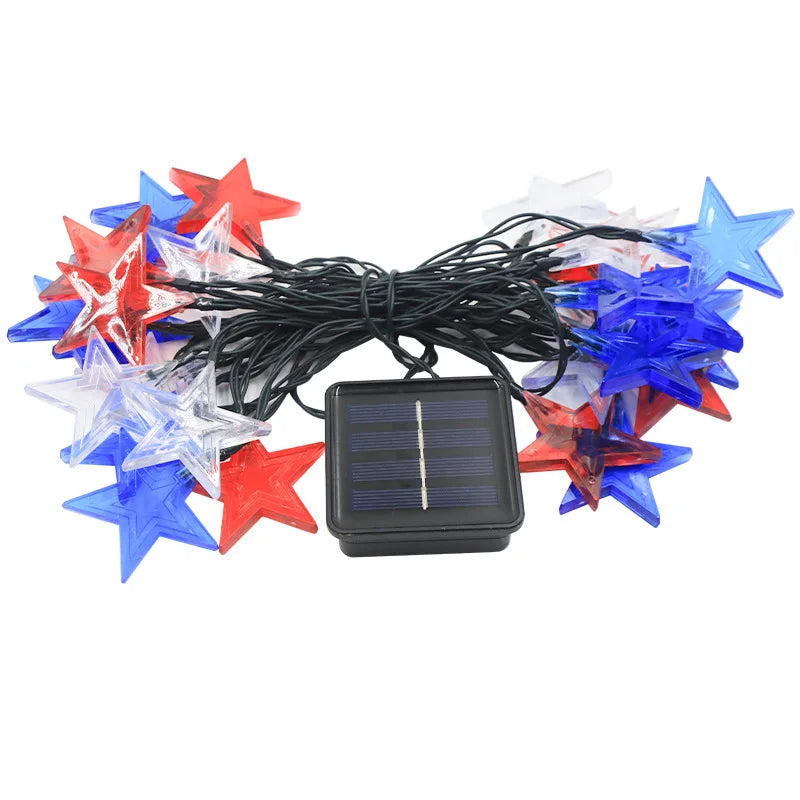 200Leds Solar String Lights For Outdoor Acrylic Stars Lights Waterproof Holiday String Light For Garden Patio Landscape 100 Vue