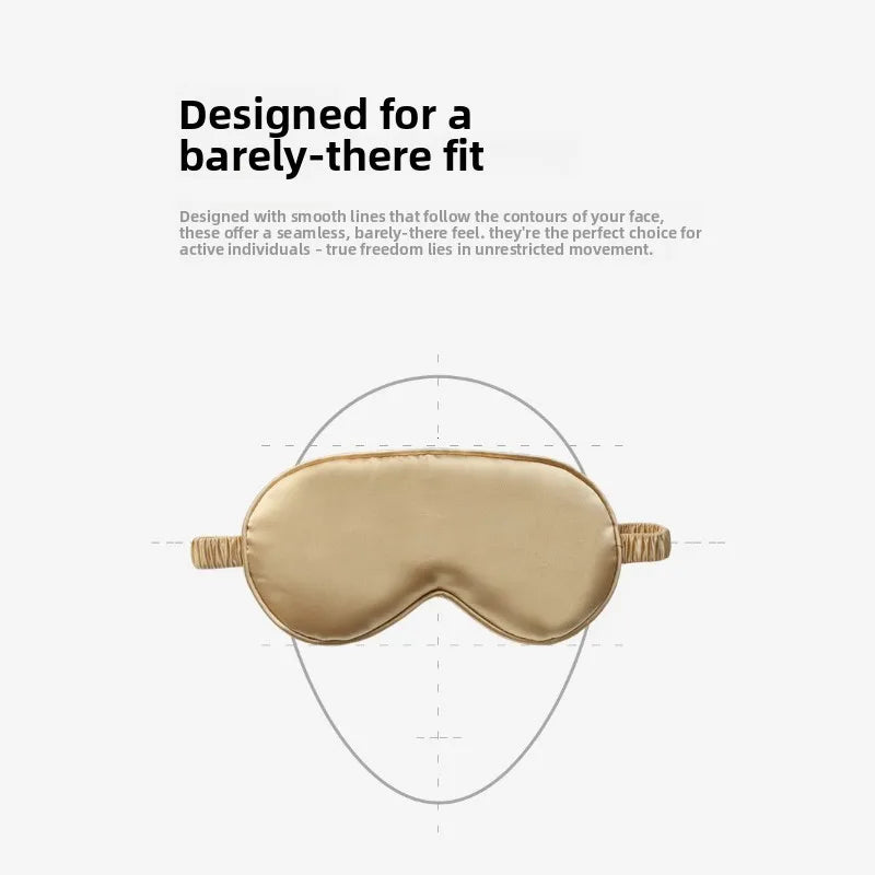 Professional Sleep Mask for Office Nap Total Blackout Eye Cover with Breathable Fabric and Adjustable Strap for Travel Home Use Vue