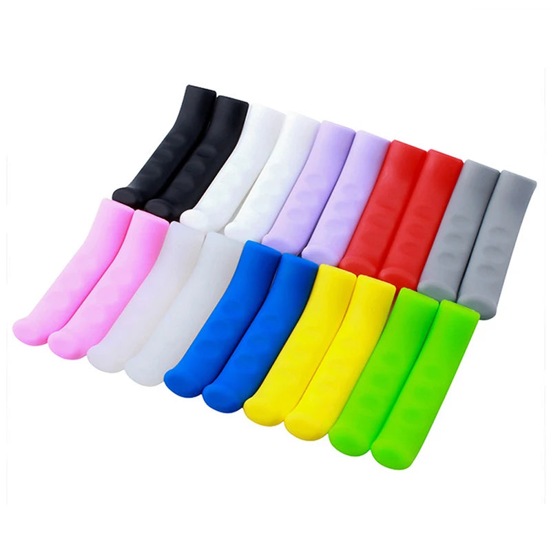 2PCS Bicycle Brake Handle Cover TPR MTB Grips Bicycle Handlebar Protect Cover Anti-slip Bicycle Protective Gear Bike Accessories Vue