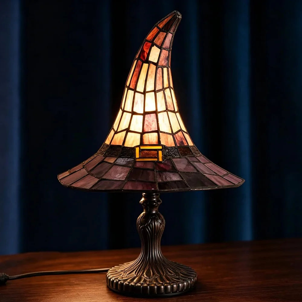 New Witch Hat Lamps Creative Home Gothic Night Light Gift Witch Hat Light Ornament, Home Ornament Decoration Vue