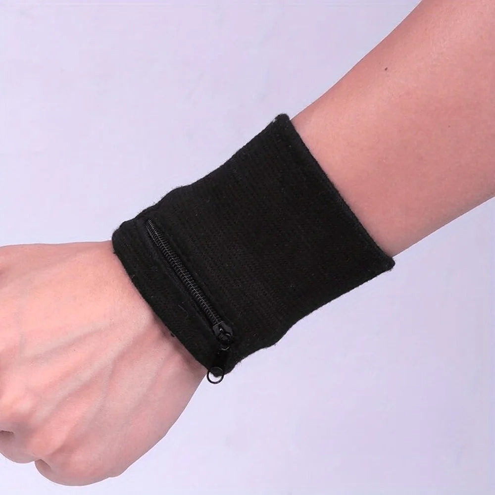 1Pcs Wrist Wallet Lightweight Zipper Running Bags Wrist Wallet Pouch For Phone Key Card - Perfect For Gym Fitness Sports Cycling Vue