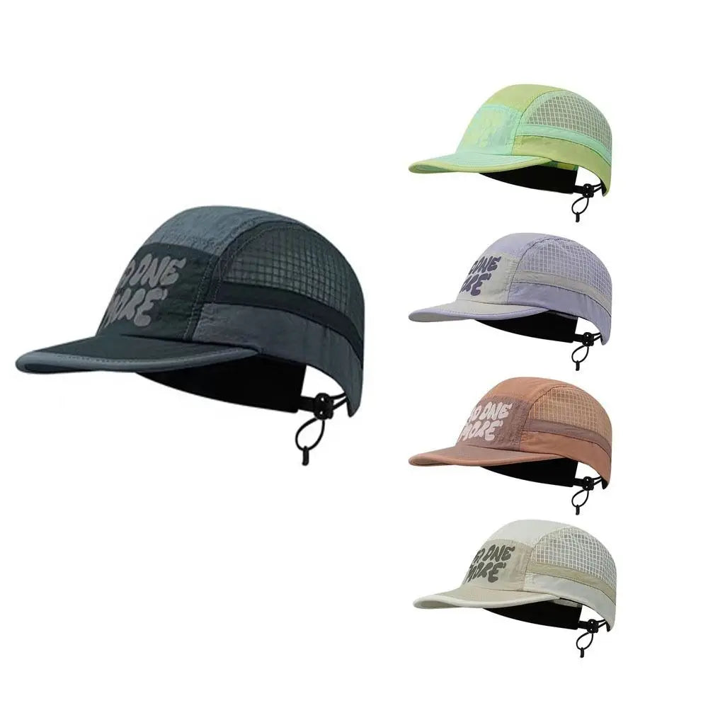 Trend Letter Printing Quick-drying Hat Drawstring Design Adjustable