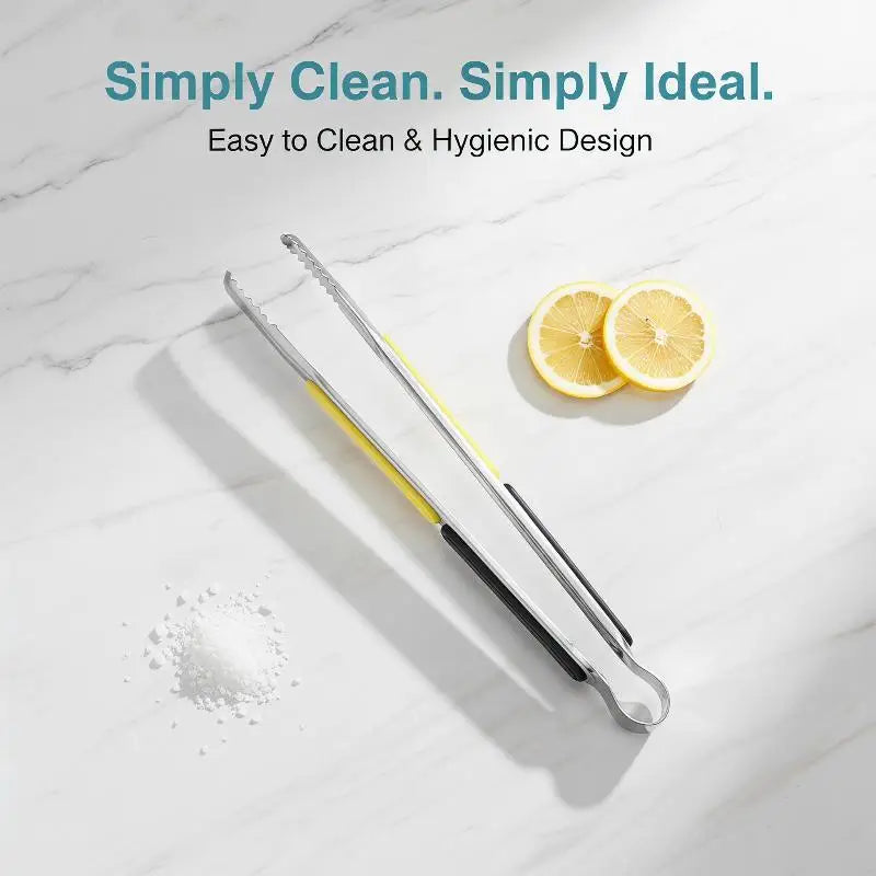New Stainless Steel Barbecue Clip Non-slip Thickened Simplicity Portable Clip Multifunction Buffet Steak Food Clip BBQ Tools Vue
