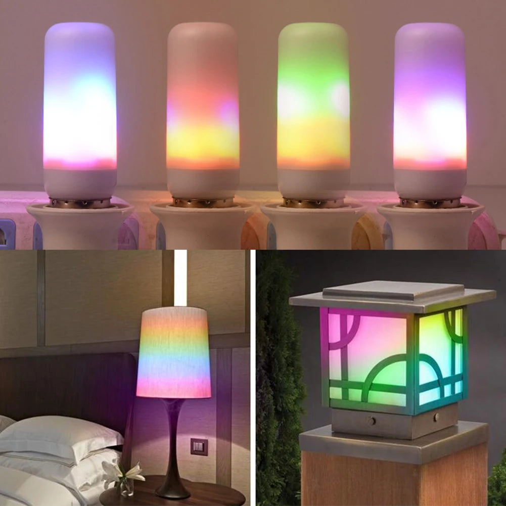 E27/E26 LED Flame Effect Bulb | Flickering Atmosphere Light LED Flame Bulb Vue