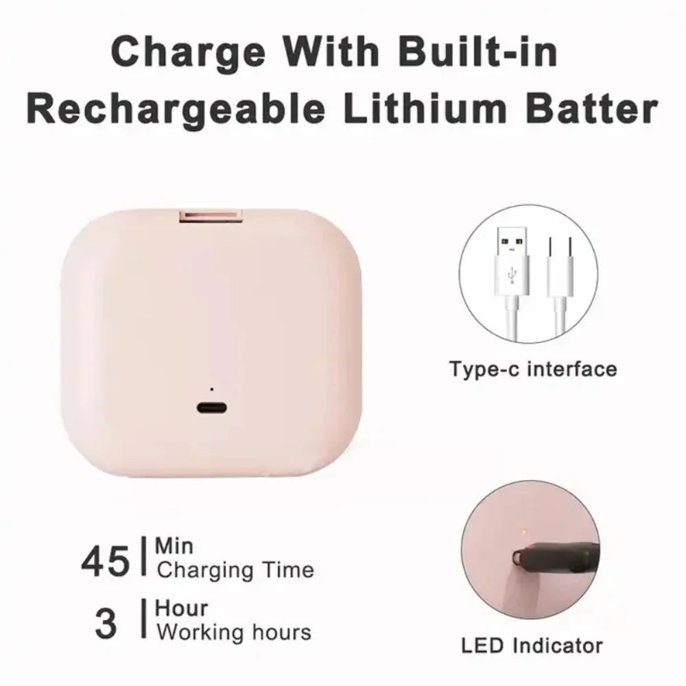 Compact Small Mini Gift Vanity Table Folding Led Lights Portable Hand Held Pocket Makeup Mirror 2X magnifying Vue