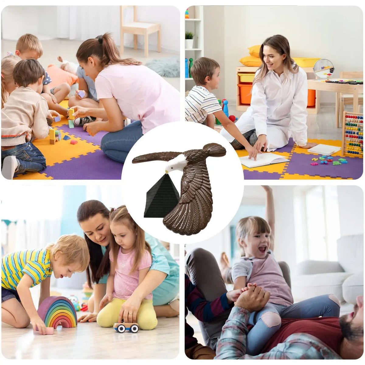 Balancing Eagle Bird Toy, Physics Gravity Science Desk Decor, Anti-Stress Finger Balance Game, Educational Gift for Kids Adults Vue