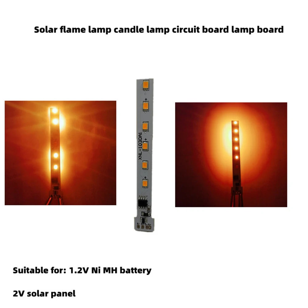 Solar Flame Effect LED Circuit Board – Candle Lamp Controller Solar LED Controller Board Vue