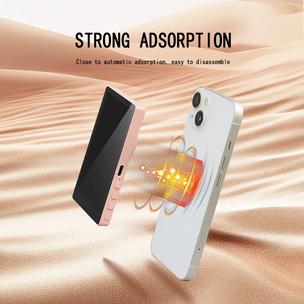 Mobile Selfie Assistant Wireless Magnetic Monitor Screen Selfie Split Screen Display Vlog Outdoor Selfie Assistant Suitable Vue