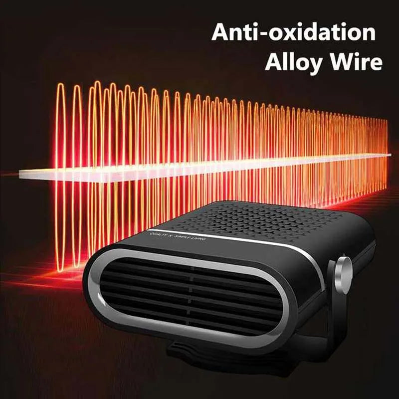 Mini Car Heater Fan – Windshield Defroster & Demister 12V/24V Car Heater Fan Vue
