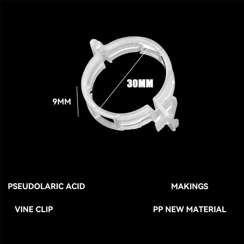 100-800PCS Plastic Plant Clips Support Connects Reusable Protection Grafting Fixing Tool Gardening Supplies for Vegetable Tomato Vue