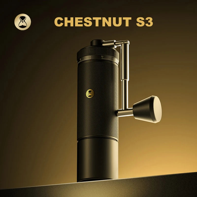 TIMEMORE CHESTNUT S3 Manual Coffee Grinder External Adjustment 0.015mm/click S2C890 Burr Inside Hand Espresso Grinder Mill Vue Default Title