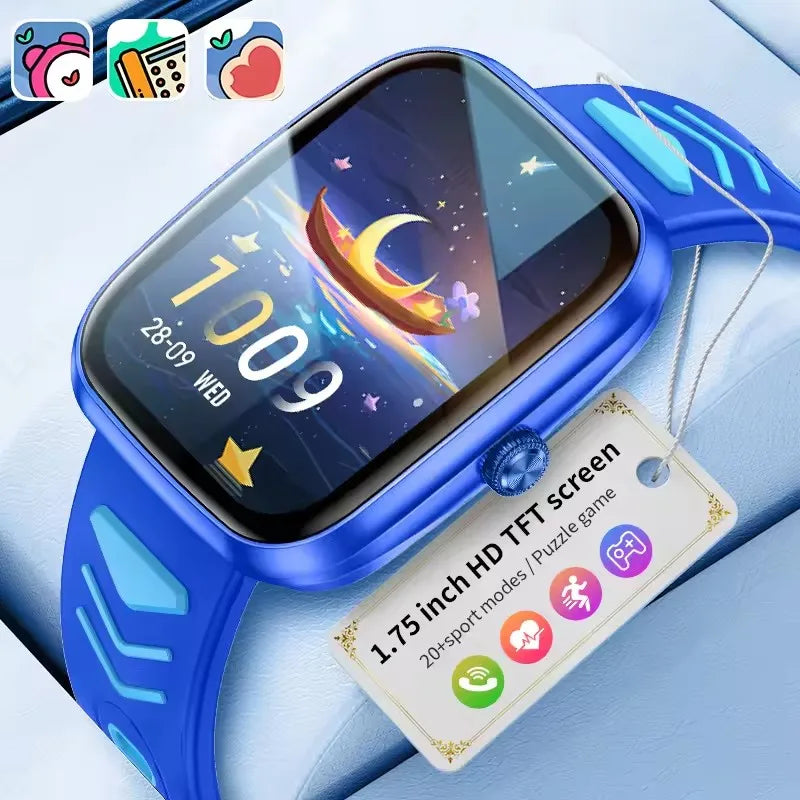 Children Boys Girls Present Smart Watch Ftiness Tracker Bluetooth Call Smart Watch Men Women Kids Watch Pedometer Waterproof Vue