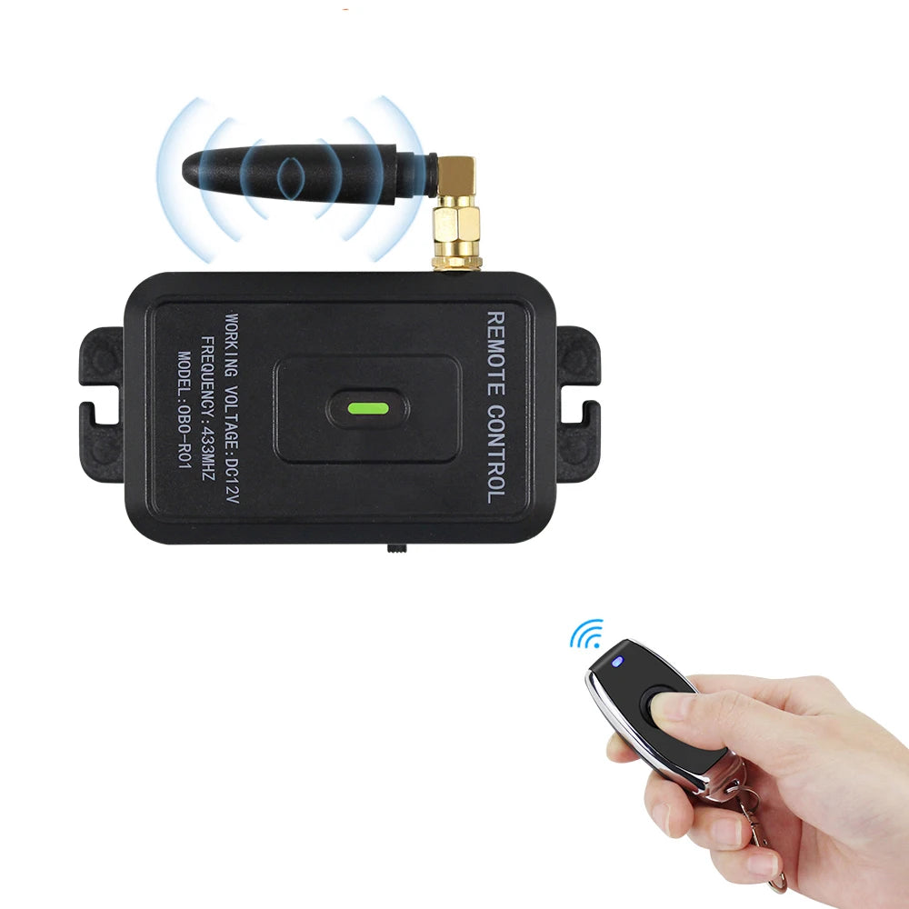Smart Wireless Access Control System Kits Keyless 433Mhz Remote Control Unlock Kit Gate Opener Electronic Lock System Door Entry Vue