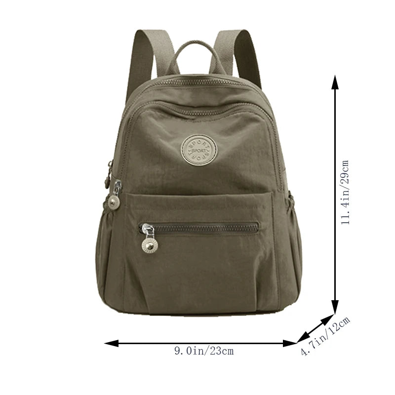 Dual Shoulder Bag Fashionable Oxford Cloth Men's Women's Nylon Fabric