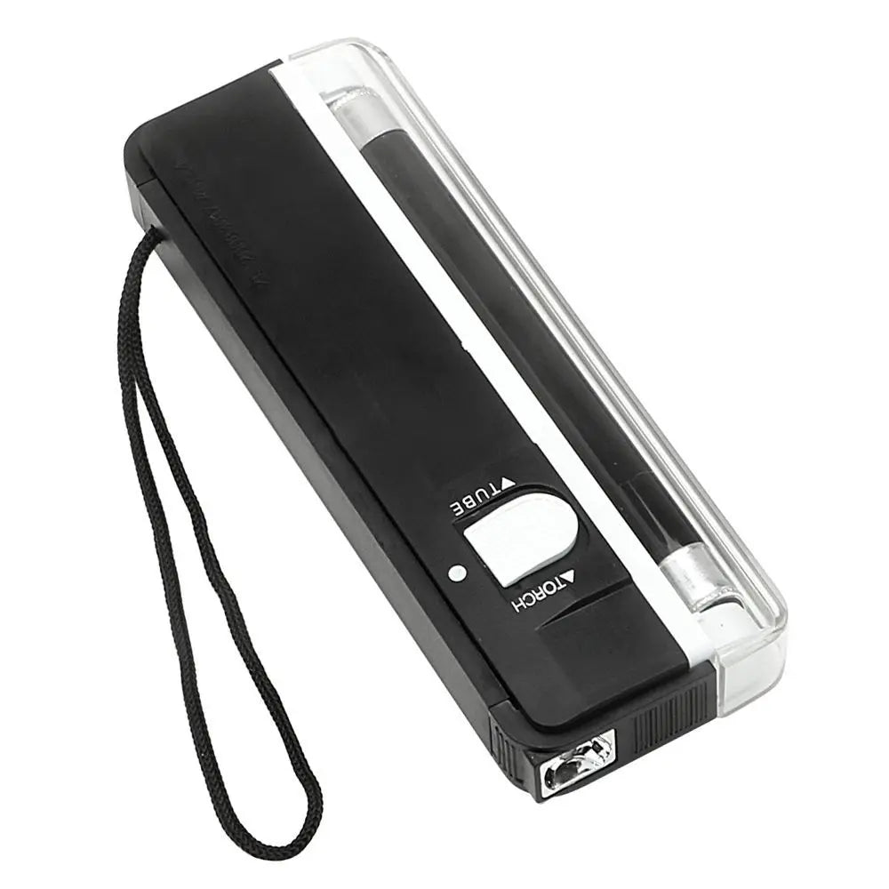 Violet LED Tube Bulb Handheld Light Battery Blacklight 6V Ultraviolet Lamp Money Detector Portable UV Vue