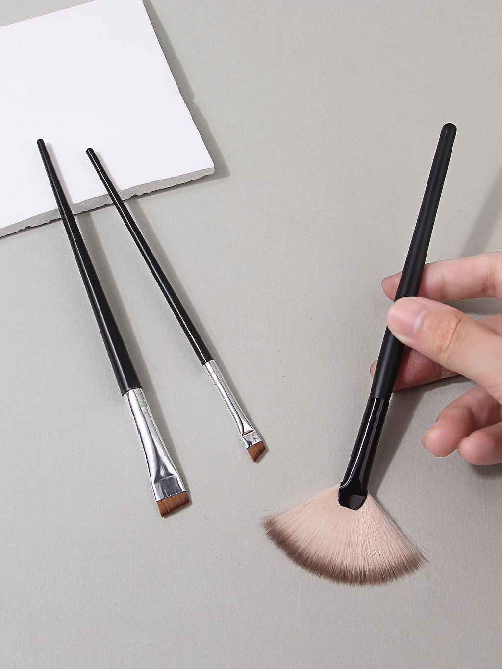 3Pcs Makeup Brushes Soft Fluffy Makeup Tools Cosmetic Highlighter Eyebrow Eyeliner Blending Beauty Make Up Brush Vue