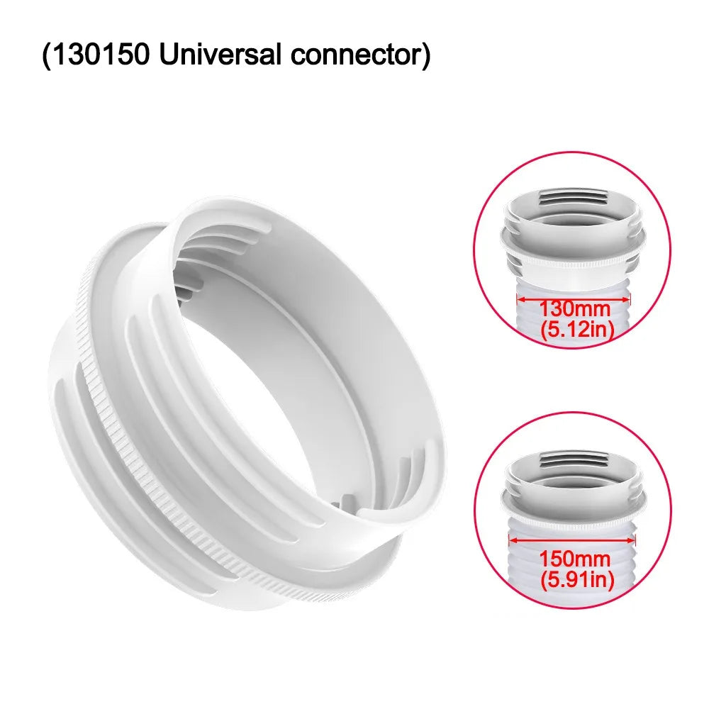 ABS Air Conditioner Exhaust Hose Connector Replacement Round Square Vue 09