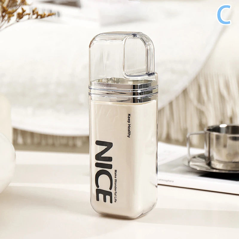 Cartoon Cute Toothbrush Cup Travel Toothbrush Holder Simple Portable Mouthwash Cup For Business Trip Home Camping Vue C