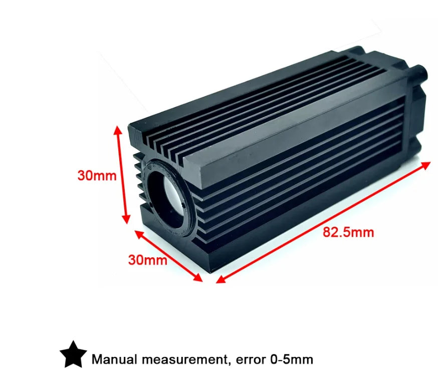 532nm 200mW Green Coarse Beam/Fine light Laser Module TTL Vue