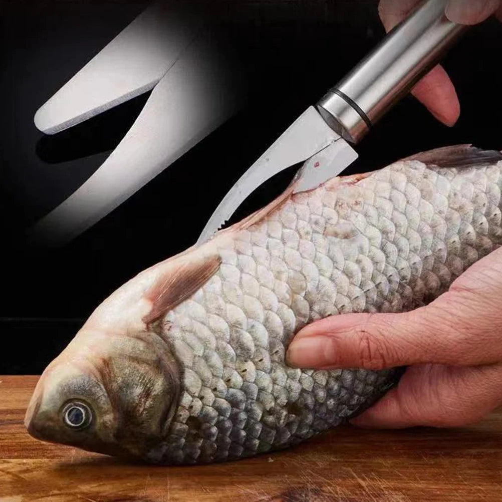 Multifunctional Shrimp Line Fish Maw Knife 304 Stainless Steel Shrimp Peeler, Fish Scale Remover, Kitchen Fish and Shrimp Vue