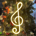 Music Note Guitar LED Neon Light Festival Decoration Luminous Neon Lamp Bedroom Living Room KTV Bar Party Home Decor Lamp Vue staff warm