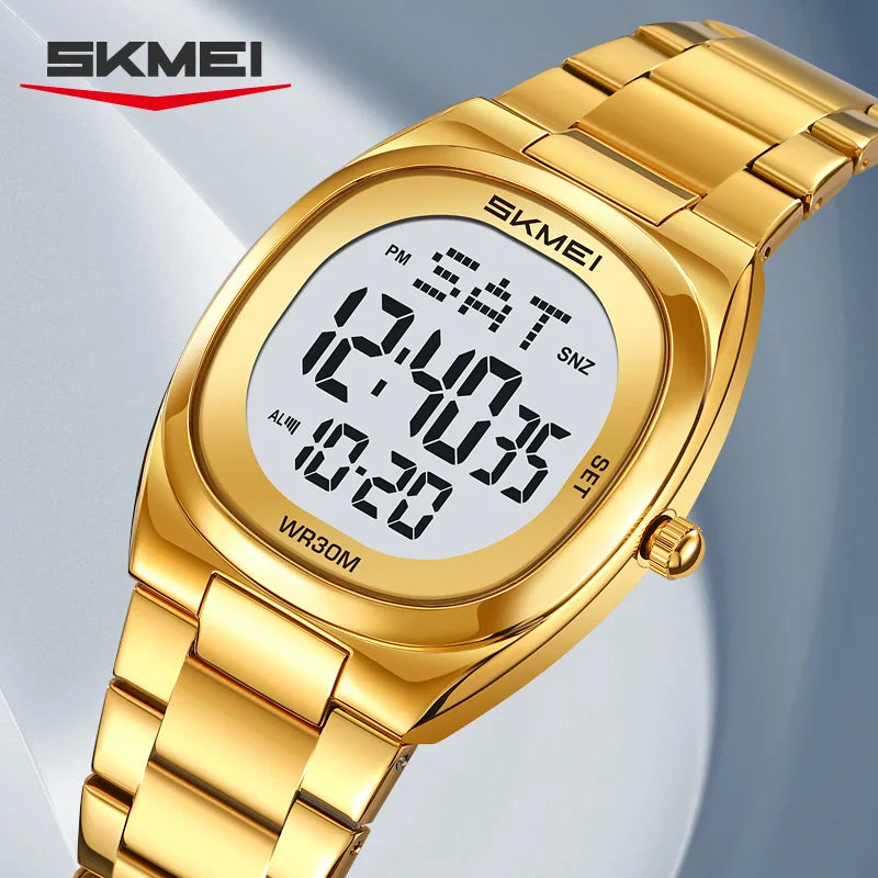 SKMEI 2419 Men's Digital Sport Watch | Stainless Steel Digital Sport Watch Vue