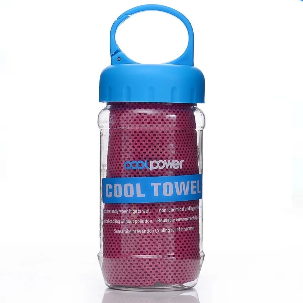 Breathable Cooling Towel Ultra Soft Lightweight Microfiber Towels Vue Rose Red