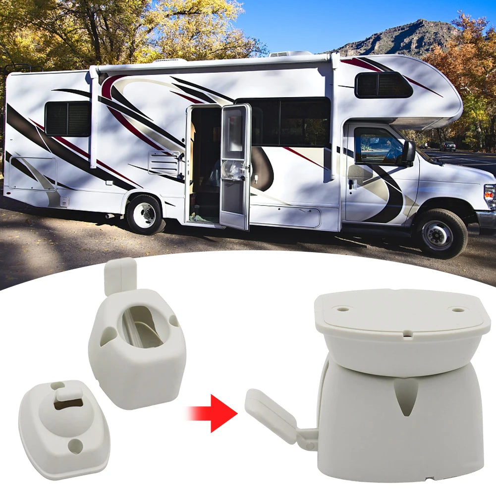 RV Baggage Door Catch Latch Holder – Nylon Compartment Clip Door Catch Latch Vue