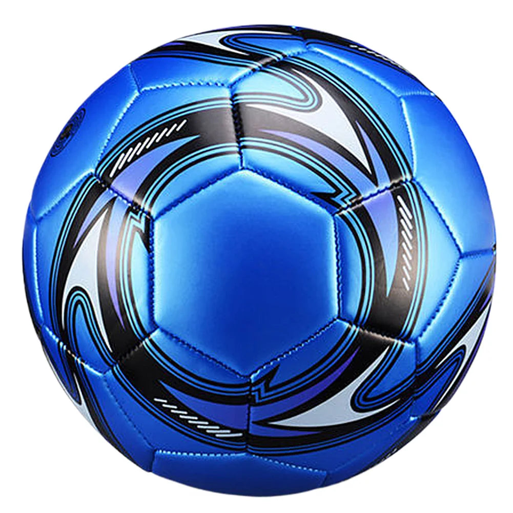 Size 5 Machine Stitched Football PU Match Training Football Waterproof Professional Soccer Ball for Outdoor Sports Vue Blue